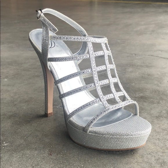 silver cage shoes